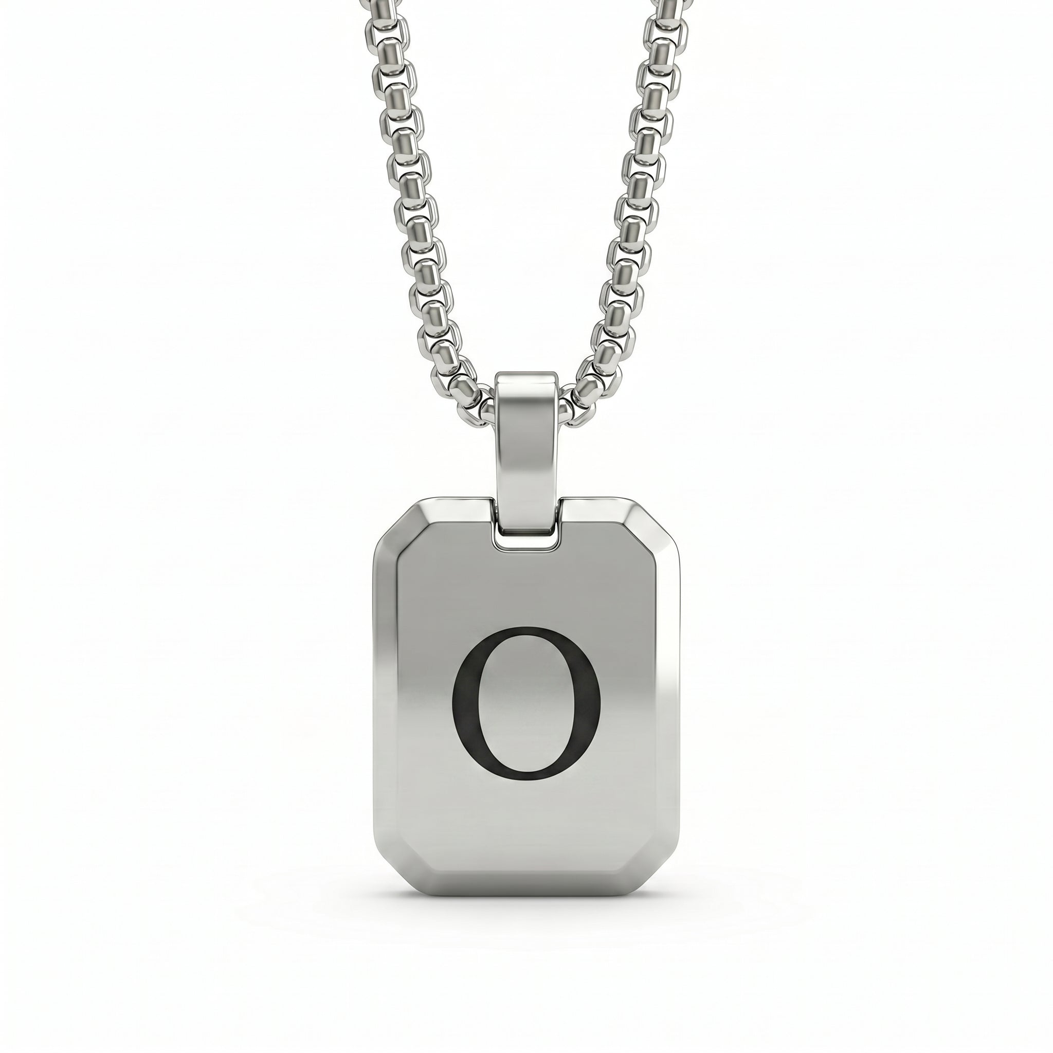 Initial Necklace "Tag"