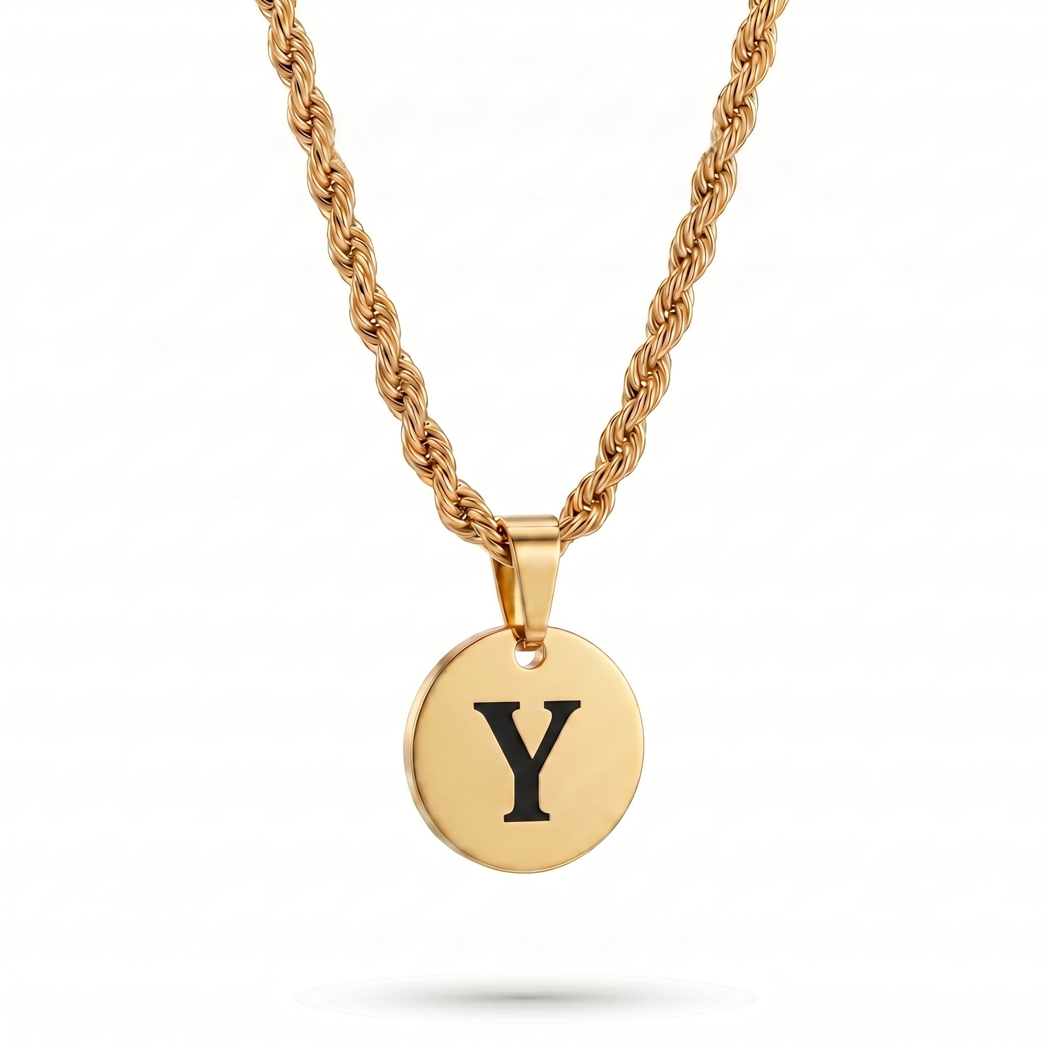 Initial Necklace "Medallion"